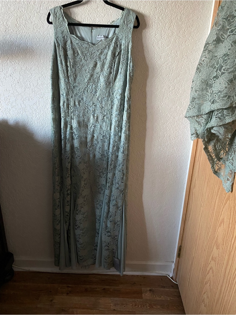 Catherines Sage Green Lace Maxi Skirt